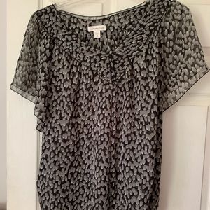 Coldwater Creek 1x (18) Short Sleeve Blouse
